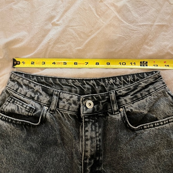 Noisy May Premium Isobel mom jeans with high waist in acid wash gray - W27 L32 - Picture 4 of 8